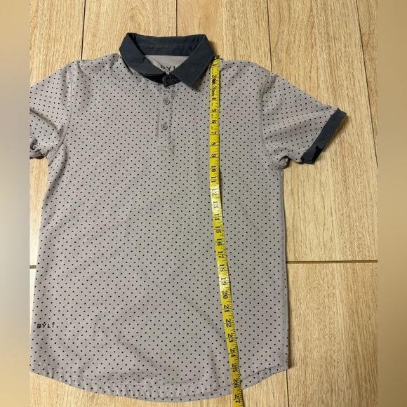 BYLT Drop Cut Lux Dotted Polo - Picture 4 of 8